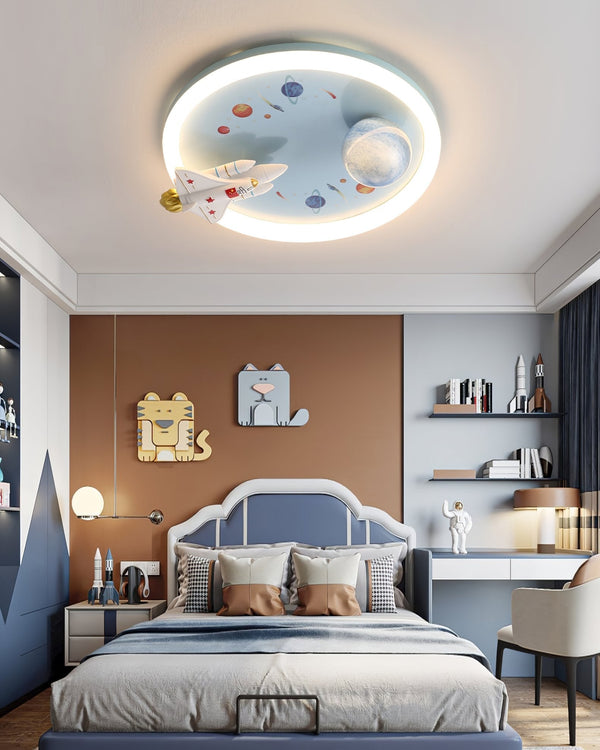 Rocket Planet Ceiling Light