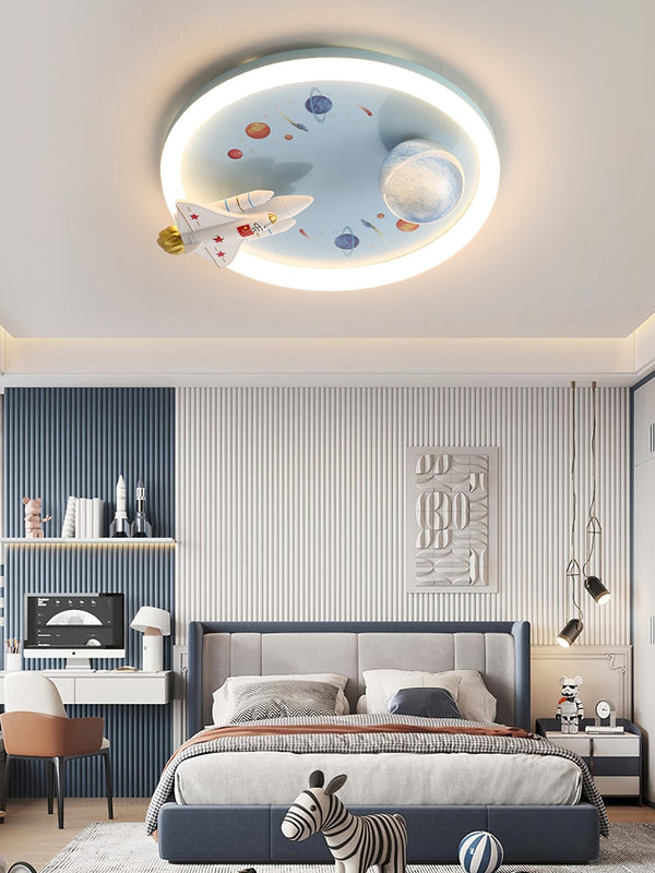 Rocket Planet Ceiling Light