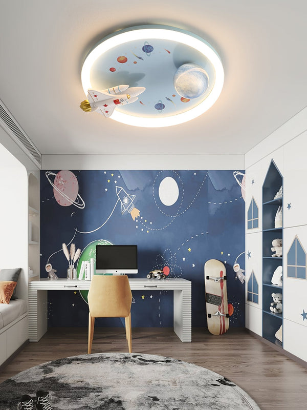 Rocket Planet Ceiling Light