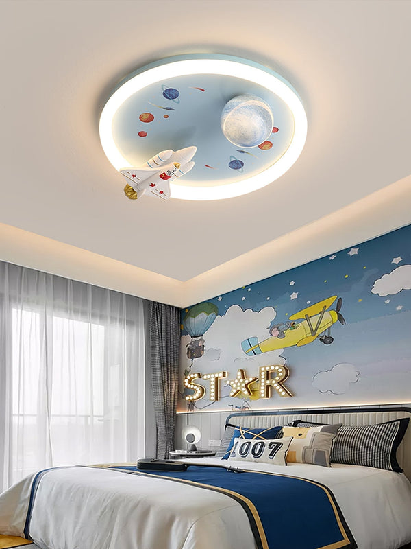 Rocket Planet Ceiling Light