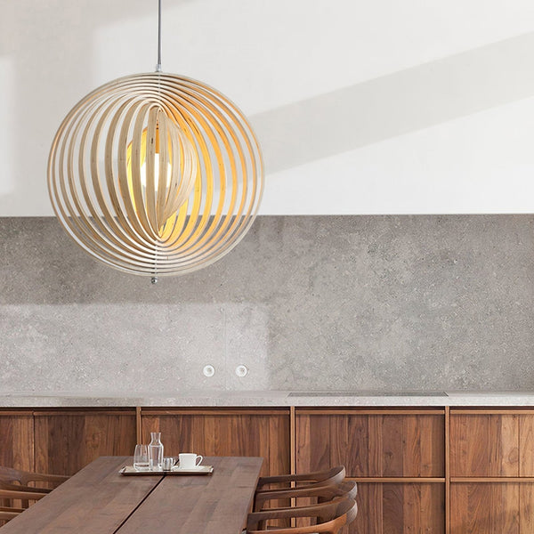 Rotating Moon Pendant Light