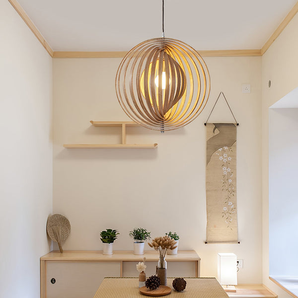 Rotating Moon Pendant Light