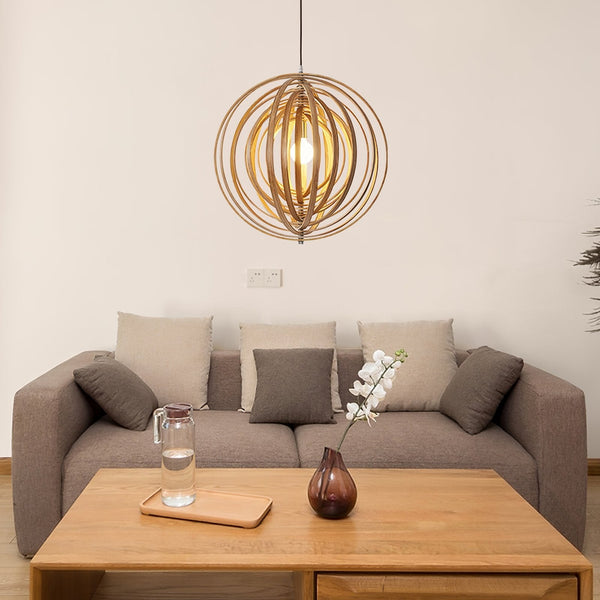 Rotating Moon Pendant Light