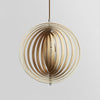 Rotating Moon Pendant Light