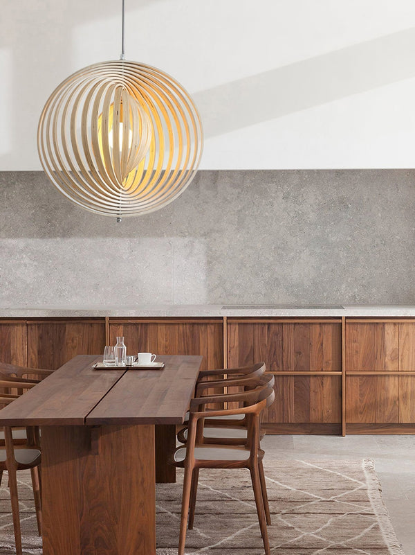 Rotating Moon Pendant Light