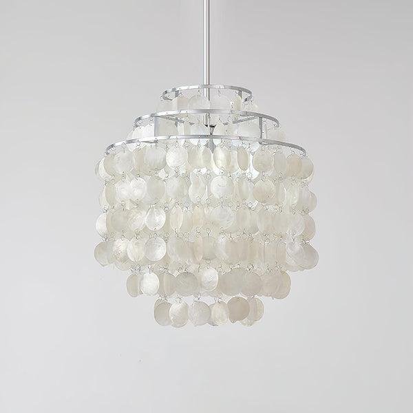Round Shell Chandelier B