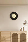 Round Glass Art Wall Lamp