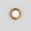 Round Glass Art Wall Lamp
