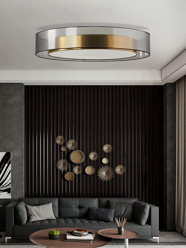 Round Low Profile Ceiling Light