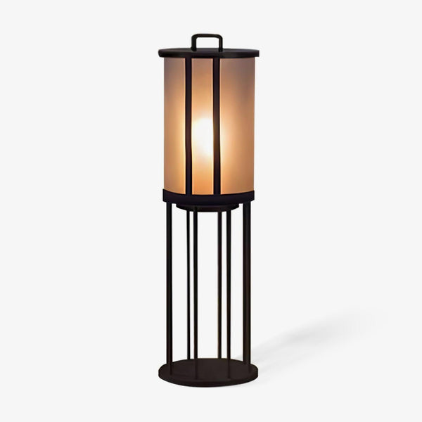 Round Pillar Acrylic Lantern Outdoor Lamp