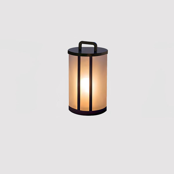 Round Pillar Acrylic Lantern Outdoor Lamp
