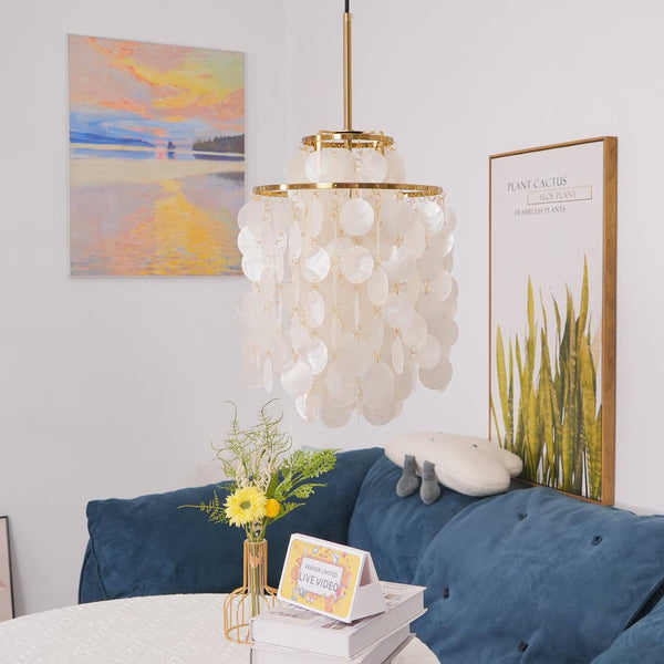 shell-chandelier