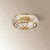 Round Textured Glass Ceiling Light
