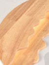 Round Wood Grain Wave Ceiling Lamp