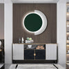 Rounded Abstract Art Sconce