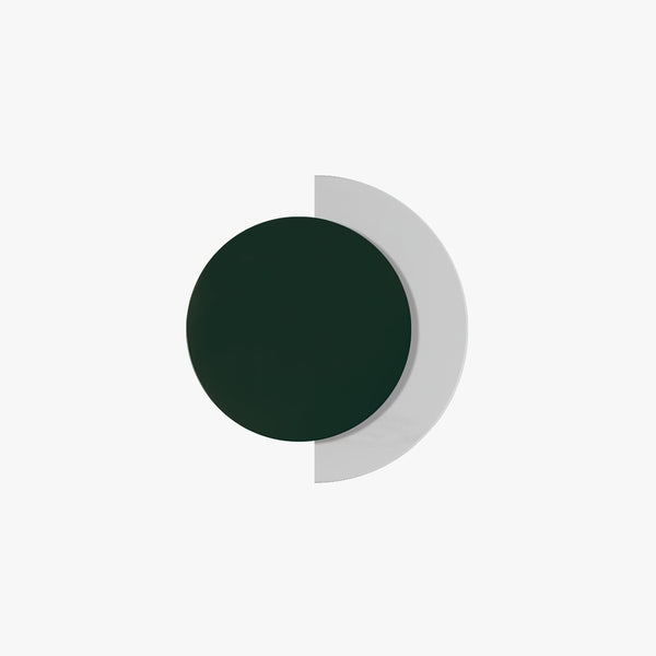 Rounded Abstract Art Sconce