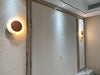 Rounded Abstract Art Sconce