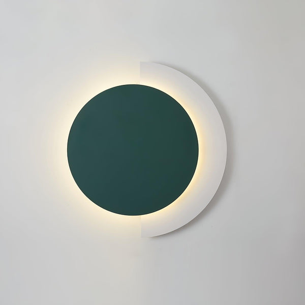 Rounded Abstract Art Sconce