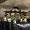 Rustic Wooden Chandelier