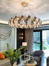 Scale Crystal Round Chandelier