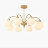 Sculptural Glass Chandelier