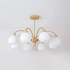 Sculptural Glass Chandelier