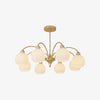 Sculptural Glass Chandelier