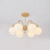 Sculptural Glass Chandelier