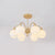 Sculptural Glass Chandelier