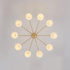 Sculptural Glass Chandelier