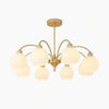 Sculptural Glass Chandelier