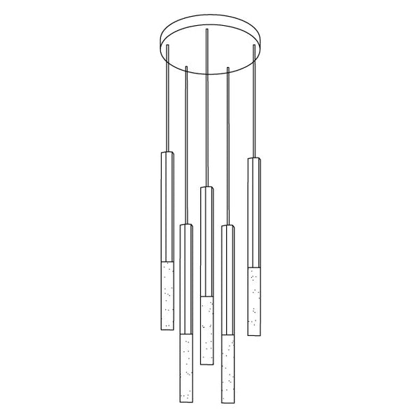 Shine Vertical Plumage Suspension