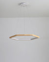 Simple Geometric Wooden Pendant Light