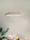 Simple Geometric Wooden Pendant Light