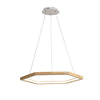 Simple Geometric Wooden Pendant Light