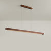Simple Walnut Led Pendant Light