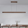 Simple Walnut Led Pendant Light