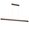Simple Walnut Led Pendant Light
