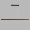 Simple Walnut Led Pendant Light