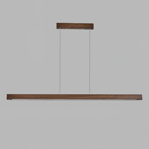 Simple Walnut Led Pendant Light