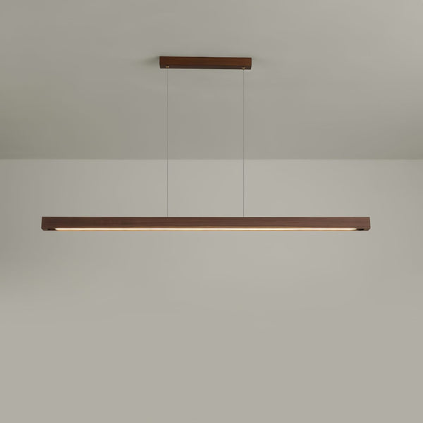 Simple Walnut Led Pendant Light