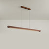 Simple Walnut Led Pendant Light