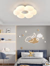 Six Leaf Flower Kids Room Ceiling Lamp