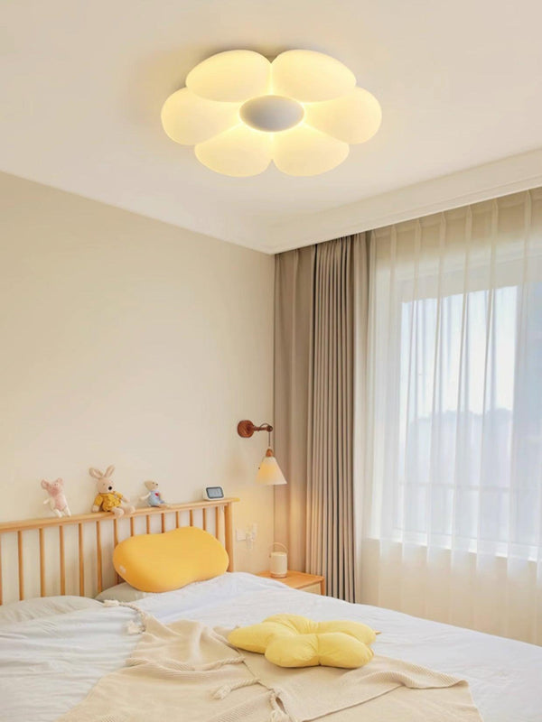 Six Leaf Flower Kids Room Ceiling Lamp