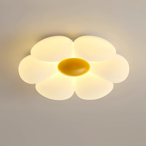 Six Leaf Flower Kids Room Ceiling Lamp