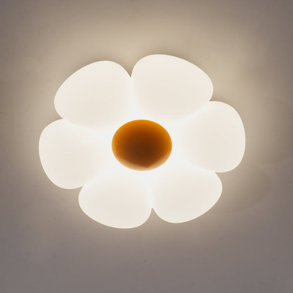 Six Leaf Flower Kids Room Ceiling Lamp