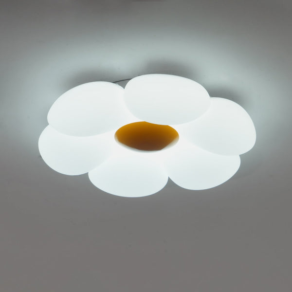 Six Leaf Flower Kids Room Ceiling Lamp