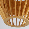 Slatted Cage Wooden Pendant Light