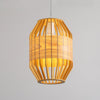 Slatted Cage Wooden Pendant Light