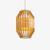 Slatted Cage Wooden Pendant Light